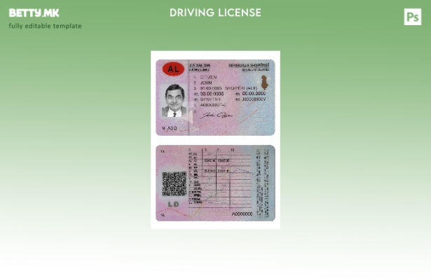 Модерен стил Албанија DL (сегашна) шаблон